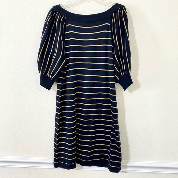 Jessica Howard Puff Sleeve Sweater Dress Striped Size XL - Picture 7 of 14